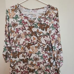 Butterfly Long Sleeve Top Unbranded